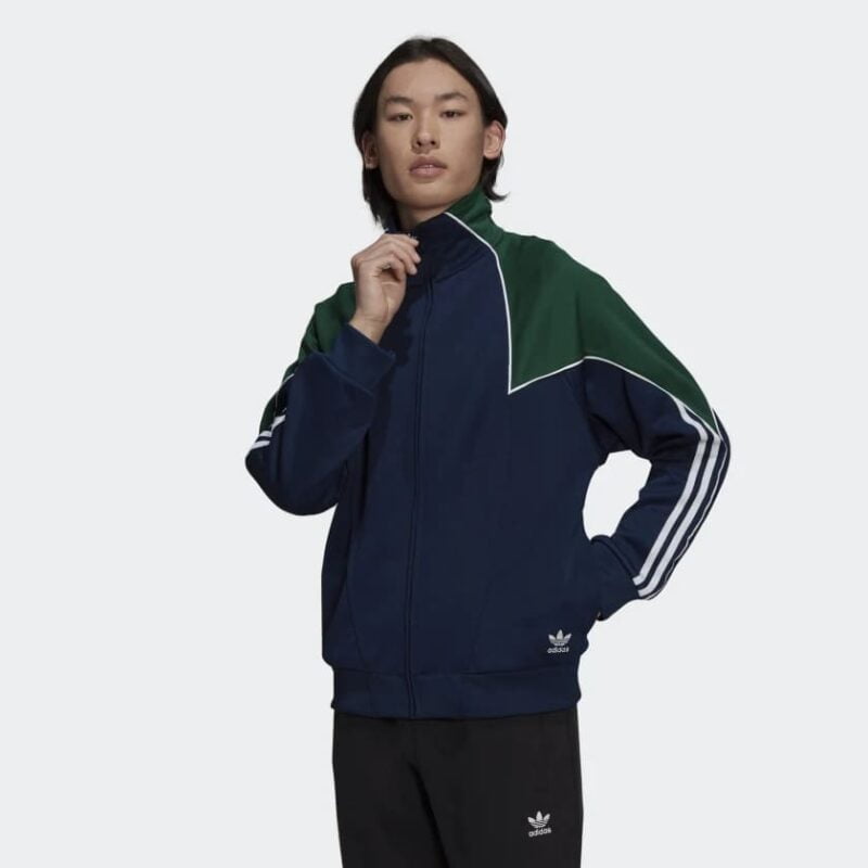 Jaqueta Adidas Poliéster Big Trefoil Abstract