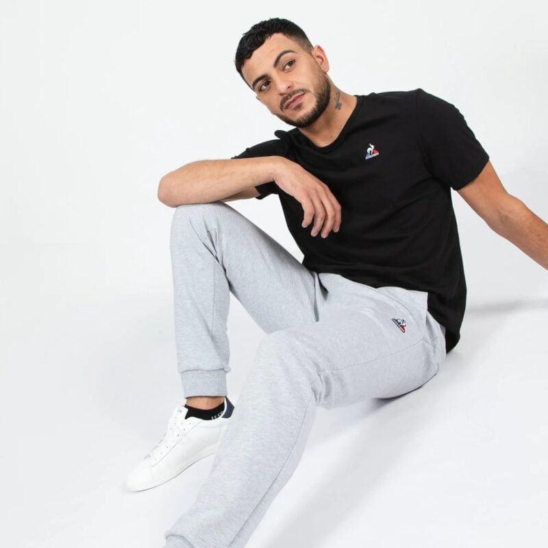 Camiseta Le Coq Sportif Essentials Preto Masculino - Imagem 2