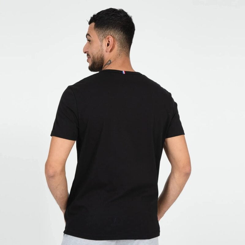 Camiseta Le Coq Sportif Essentials Preto Masculino - Imagem 4