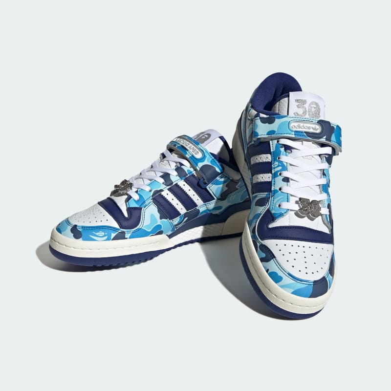 Review do Adidas Forum Low 84 em colaboração com a Bape. Mais