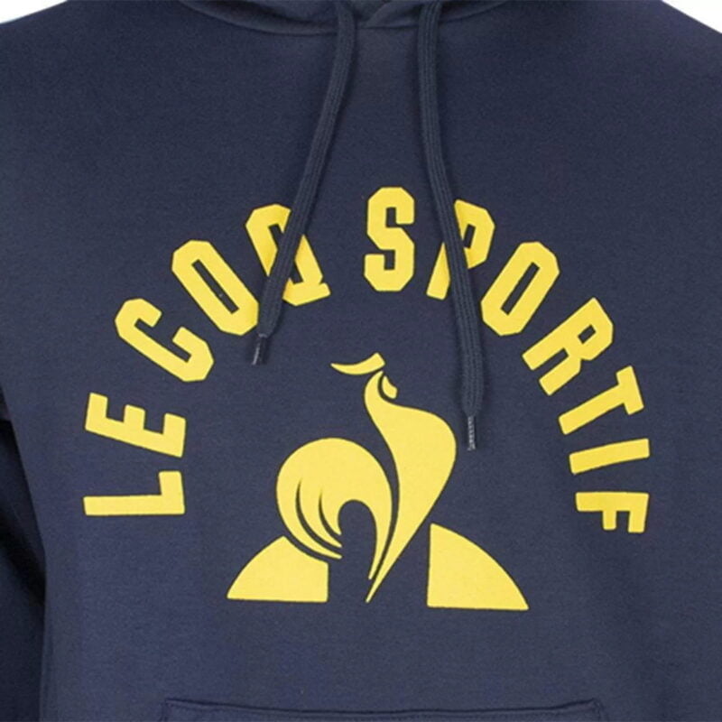 Blusa Le Coq Sportif Hoody Bleu Masculino - Imagem 3