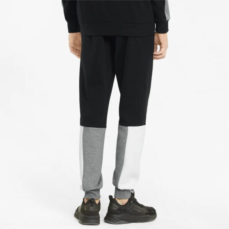 Calça Puma Moletom Essentials+ Preto Masculino - Imagem 3