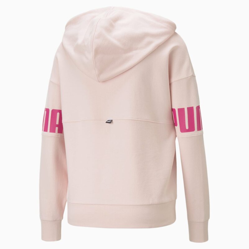Blusa Puma Power Hoodie Rosa Feminino - Imagem 5