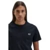 camiseta fred perry preta