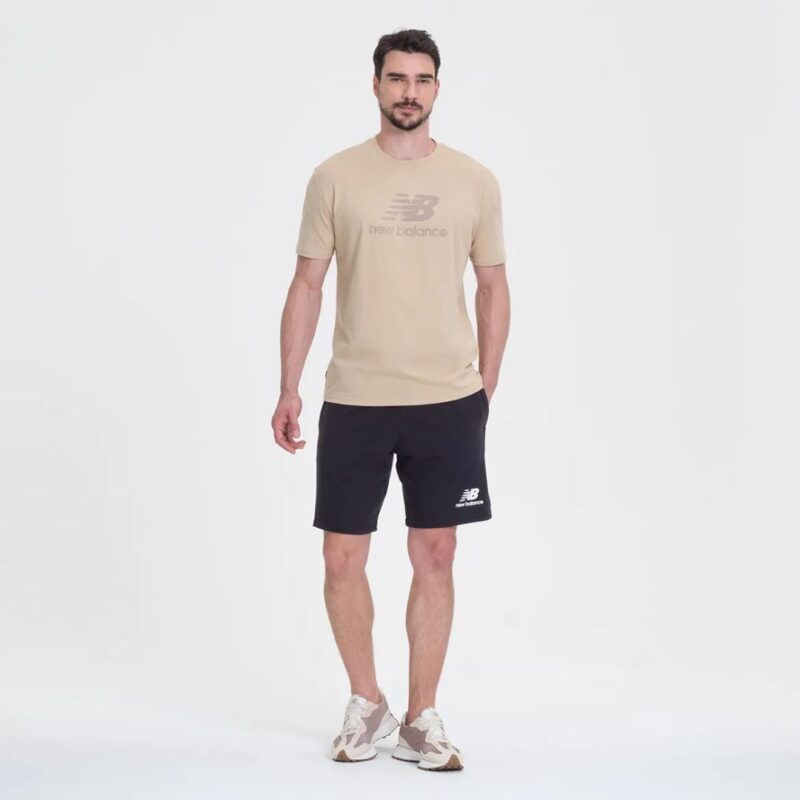 Camiseta New Balance Essentials Bege - Imagem 4