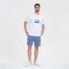 Bermuda New Balance Essentials Azul - Imagem 4