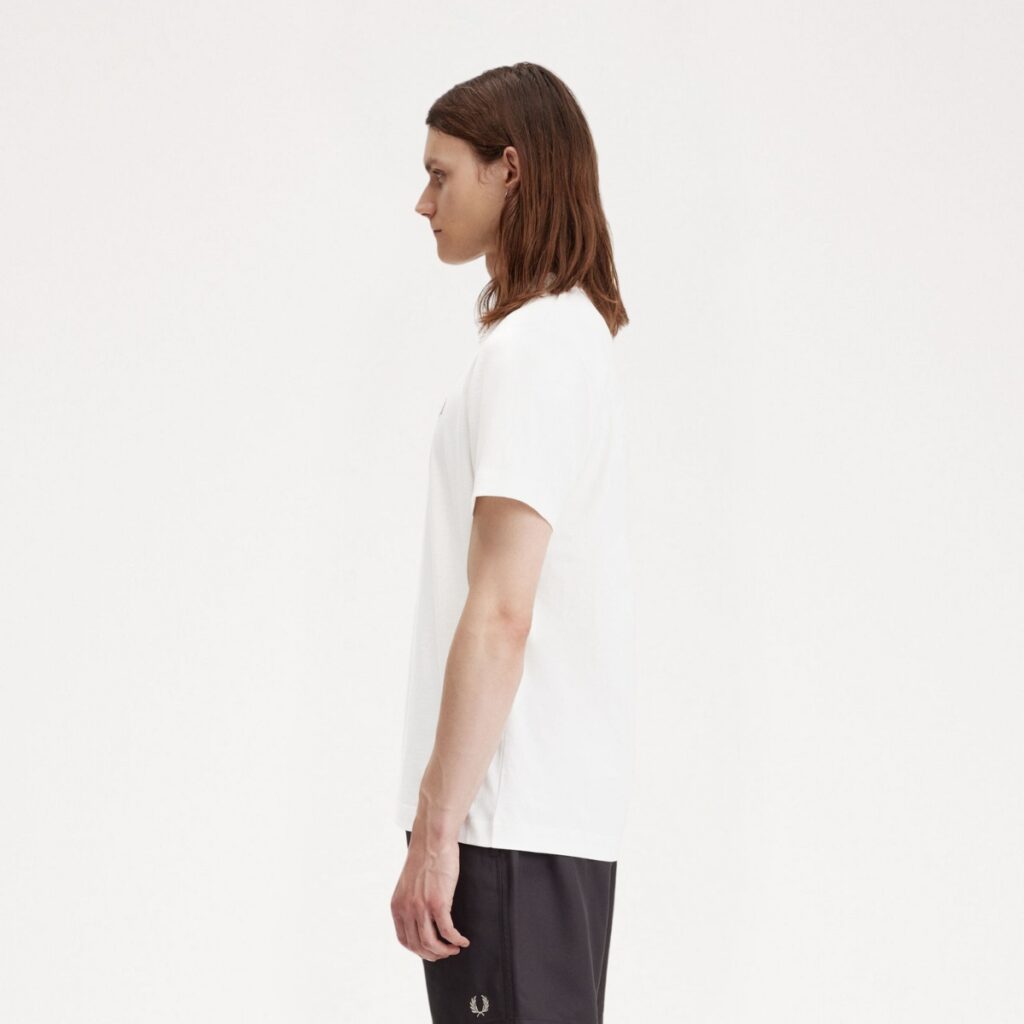 camiseta fred perry branca