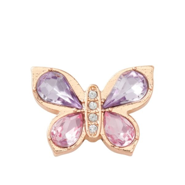 Jibbitz Gold Butterfly With Gem