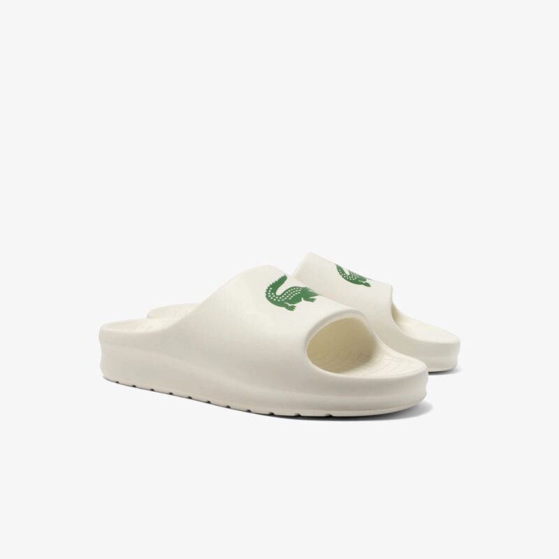 chinelo lacoste branco