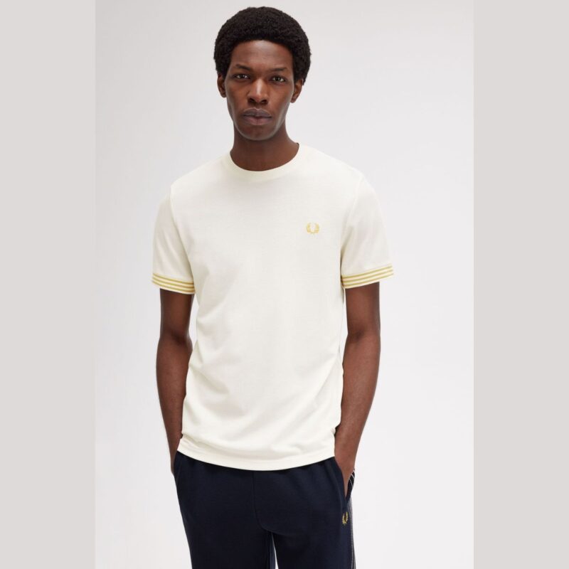 Camiseta Fred Perry Striped Cuff