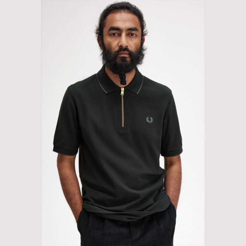 Polo Fred Perry Zip Neck