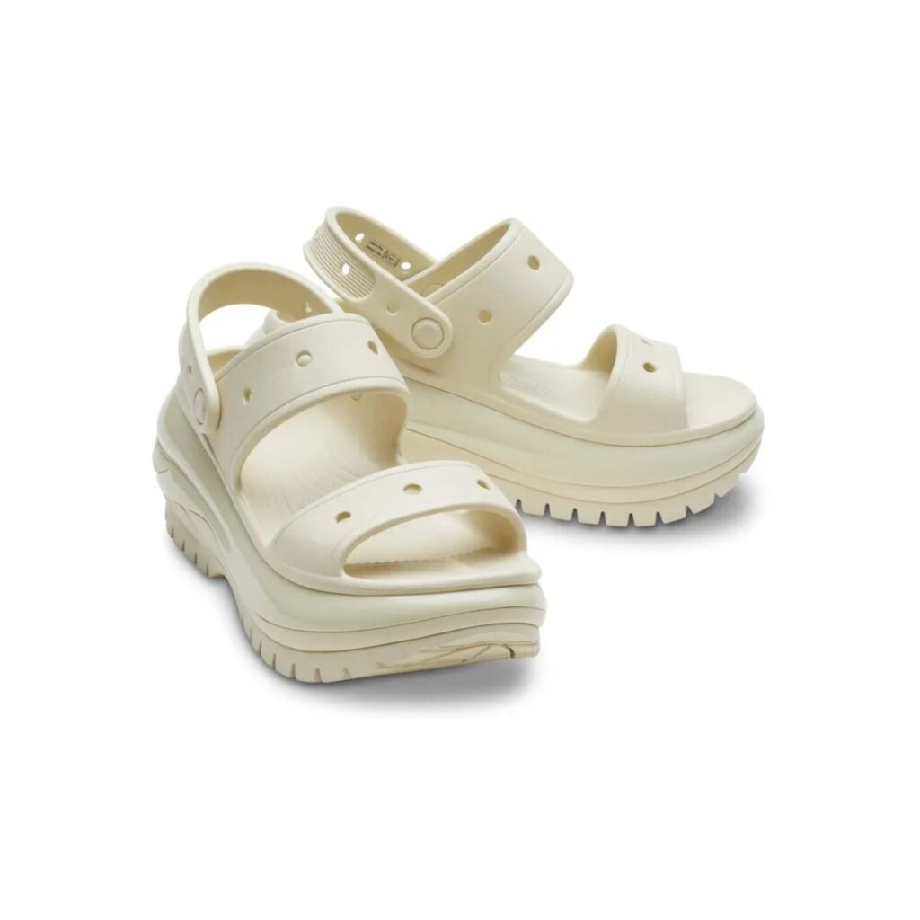 Sandália Crocs Classic Mega Crush Sandal "Bone"