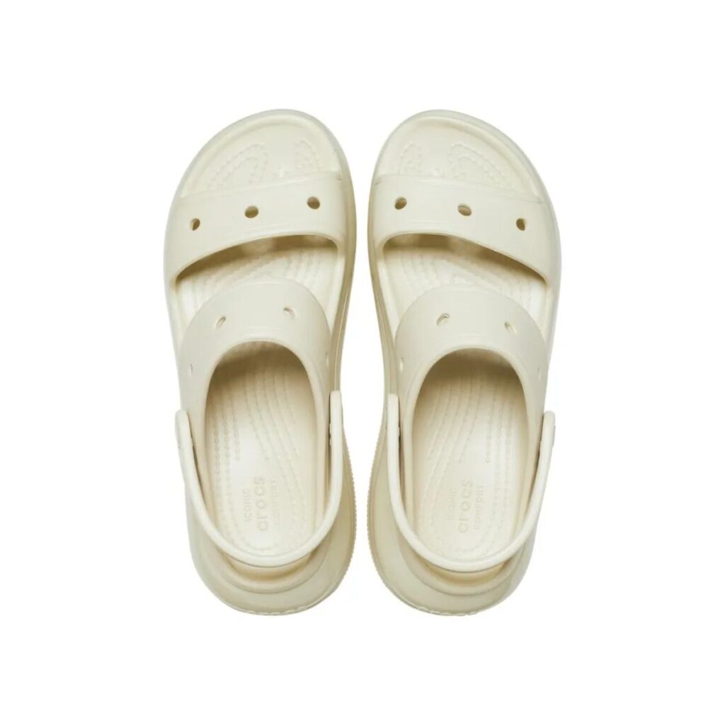 Sandália Crocs Classic Mega Crush Sandal "Bone"