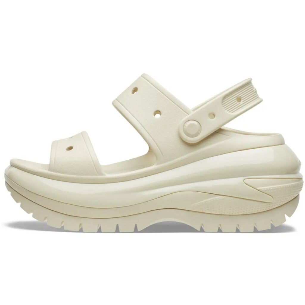 Sandália Crocs Classic Mega Crush Sandal "Bone"