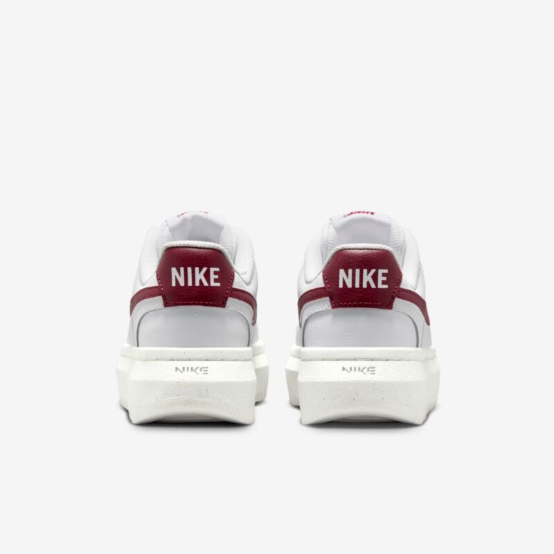Tênis Nike Court Vision Alta "White Sail Team Red"
