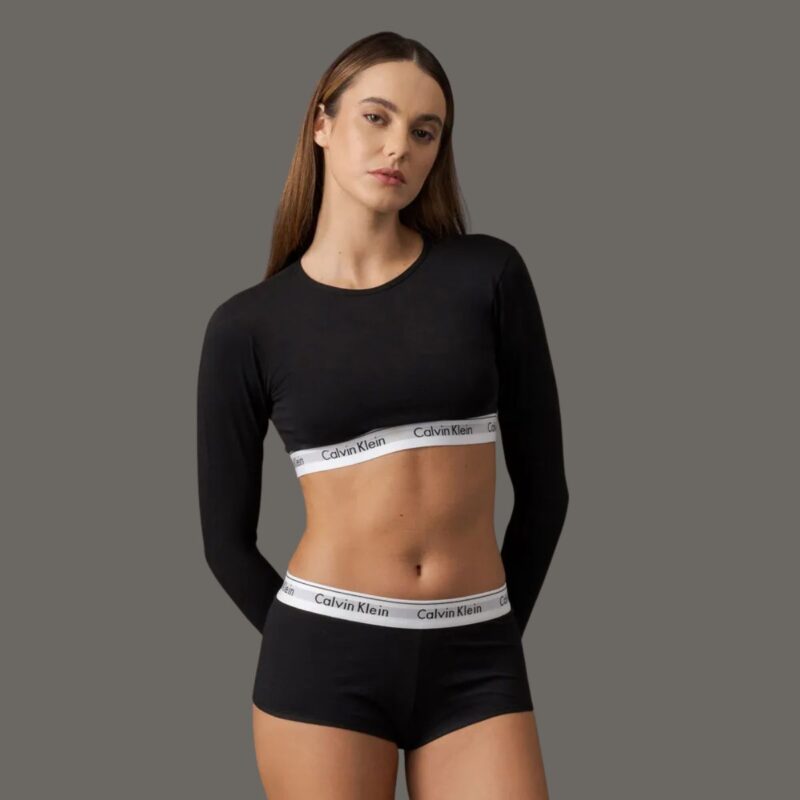 Top Calvin Klein Manga Longa