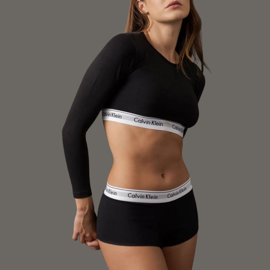Top Calvin Klein Manga Longa