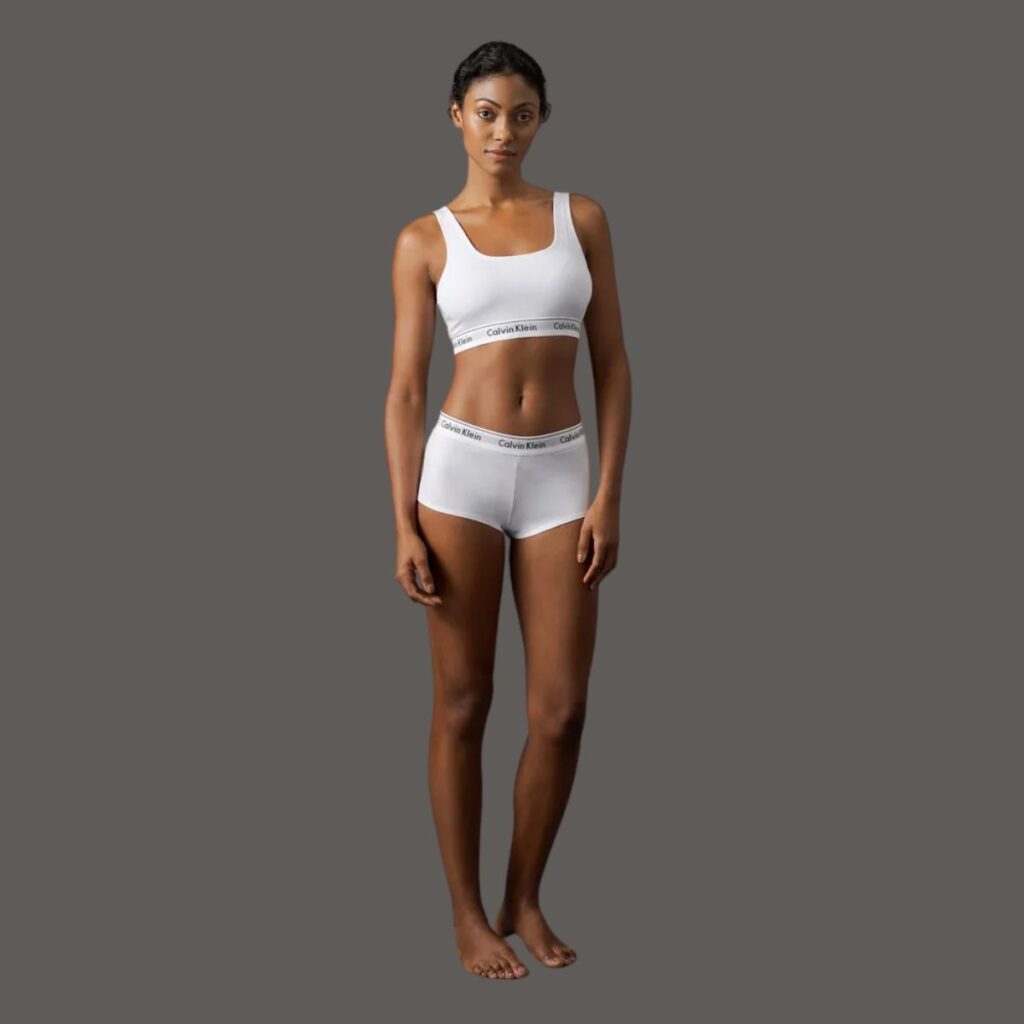 Top Regata Calvin Klein Modern Cotton Branco