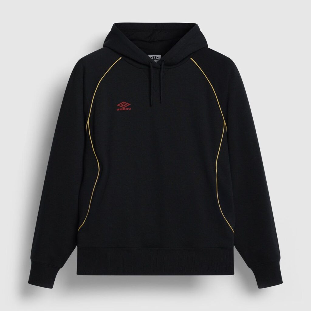 Blusa Umbro Panelled Hoodie Preto