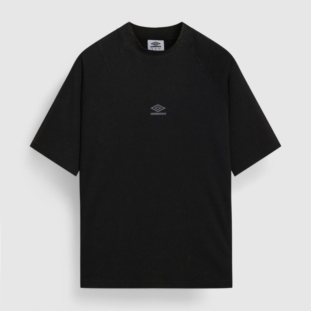 Camiseta Umbro Washed High Neck Preto