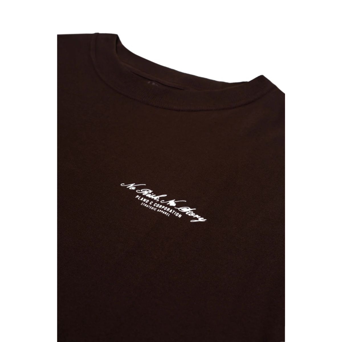 Camiseta Plano C &Quot;No Risk No Story&Quot; Marrom - Imagem 4