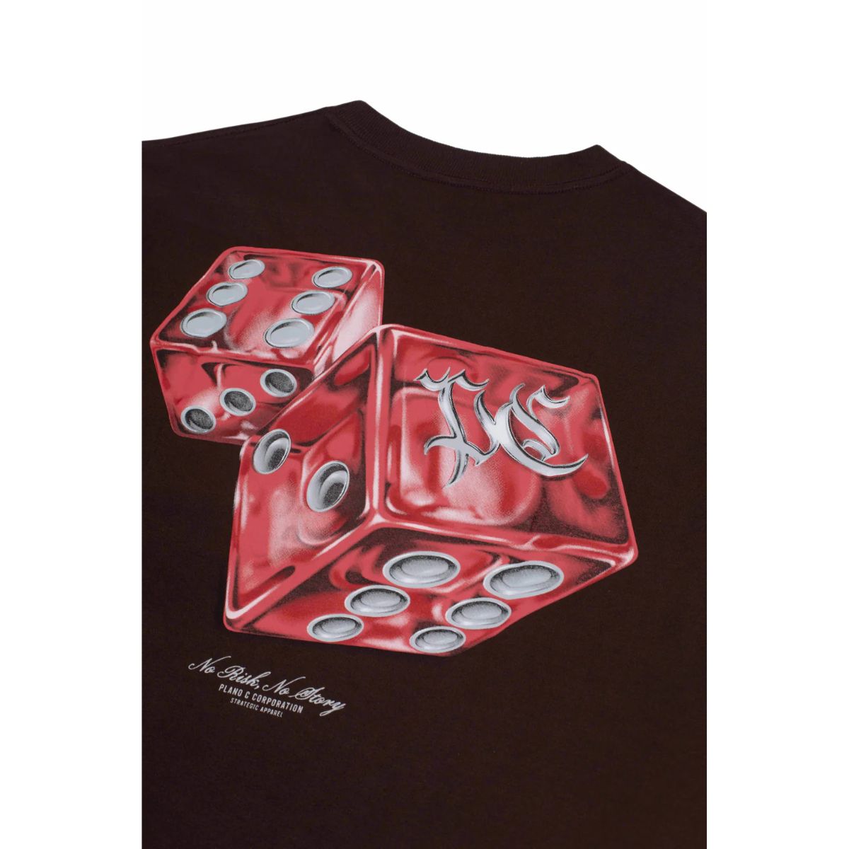 Camiseta Plano C &Quot;No Risk No Story&Quot; Marrom - Imagem 5