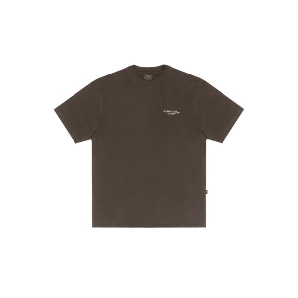 Camiseta Plano C "No Risk No Story" Marrom