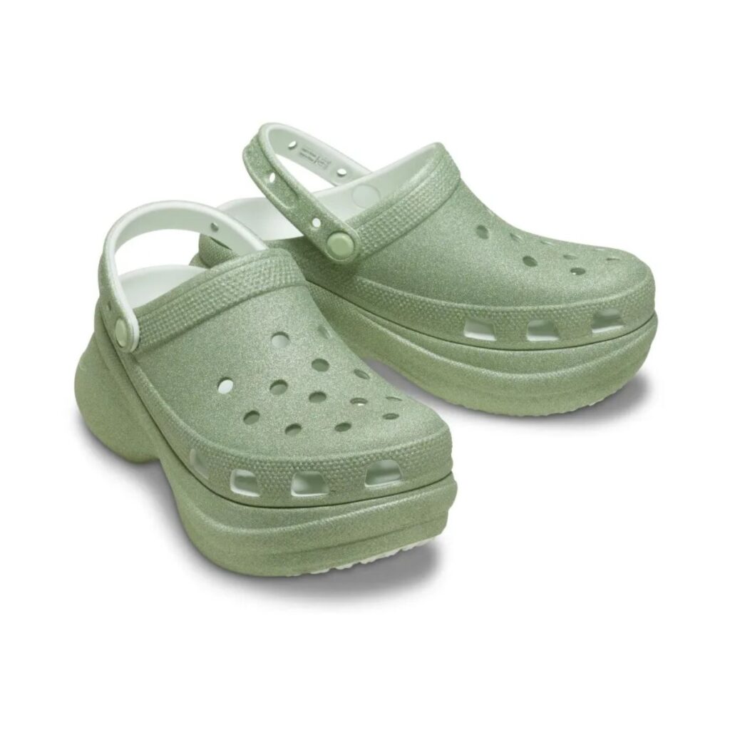Crocs Classic Bae Glitter Mint