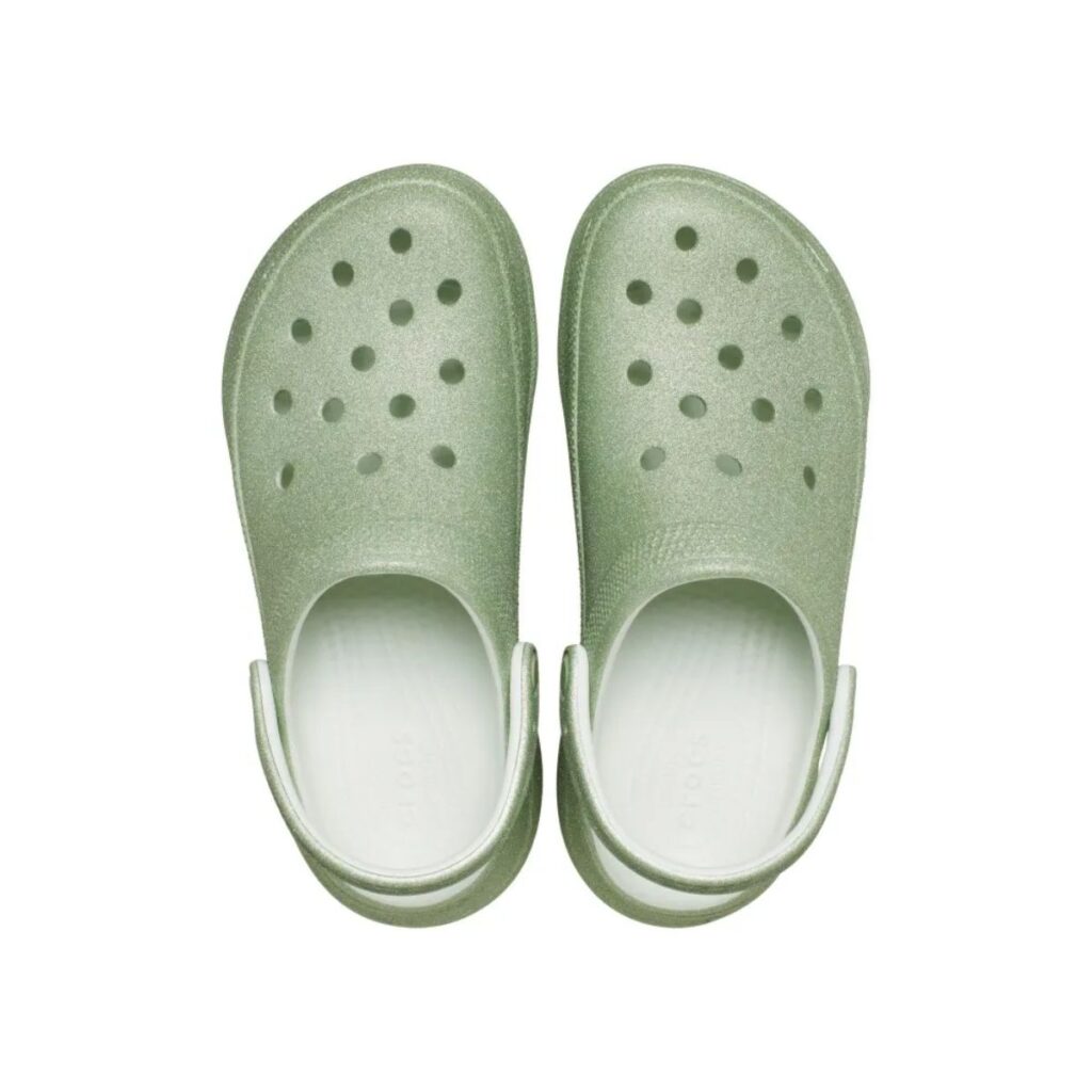 Crocs Classic Bae Glitter Mint