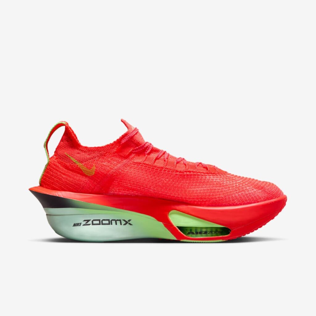 Tênis Nike Air Zoom Alphafly Next% 3 "Bright Crimson Lime Blast Mint Foam Cave Purple"