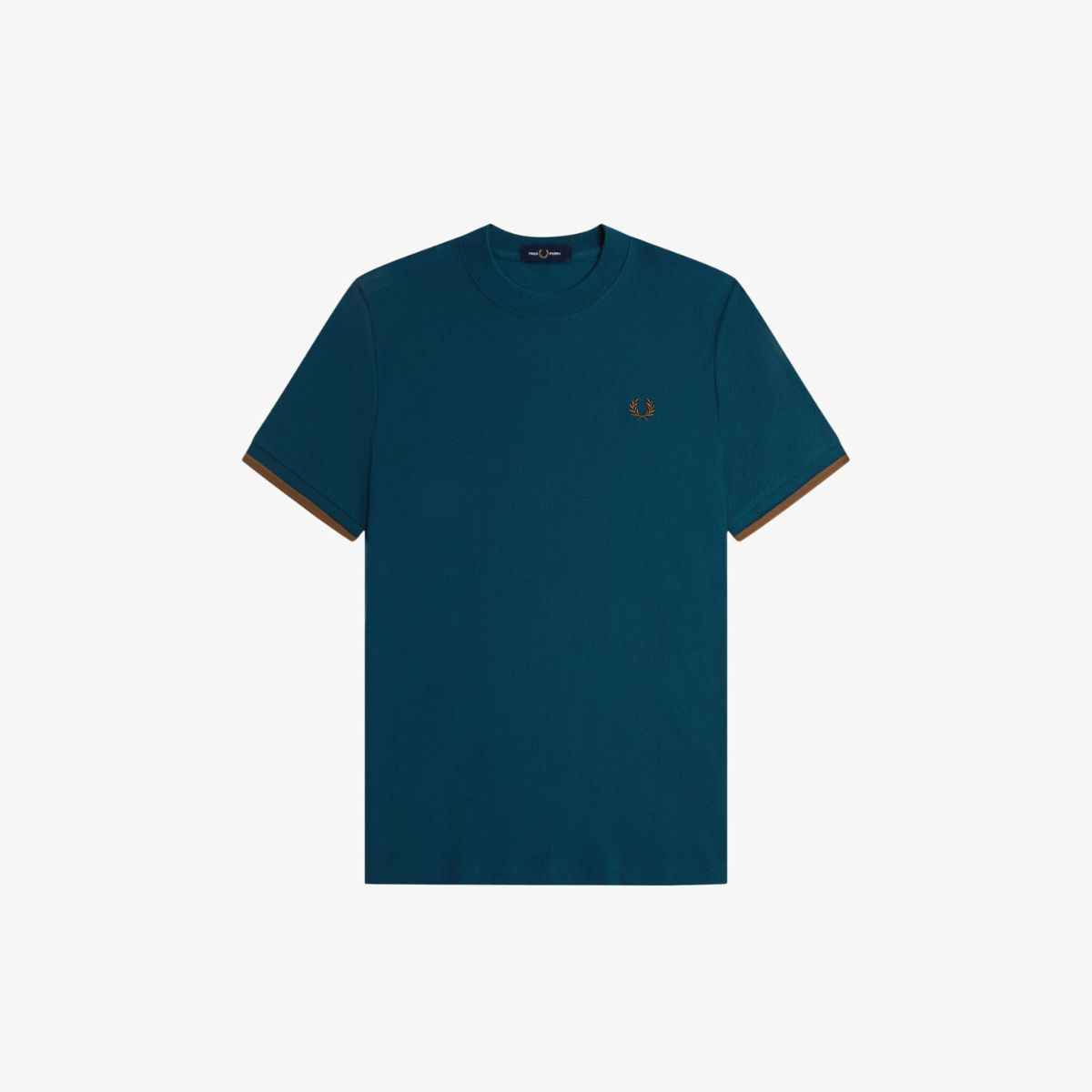 Camiseta Fred Perry Tipped Cuf Piquet - Imagem 5