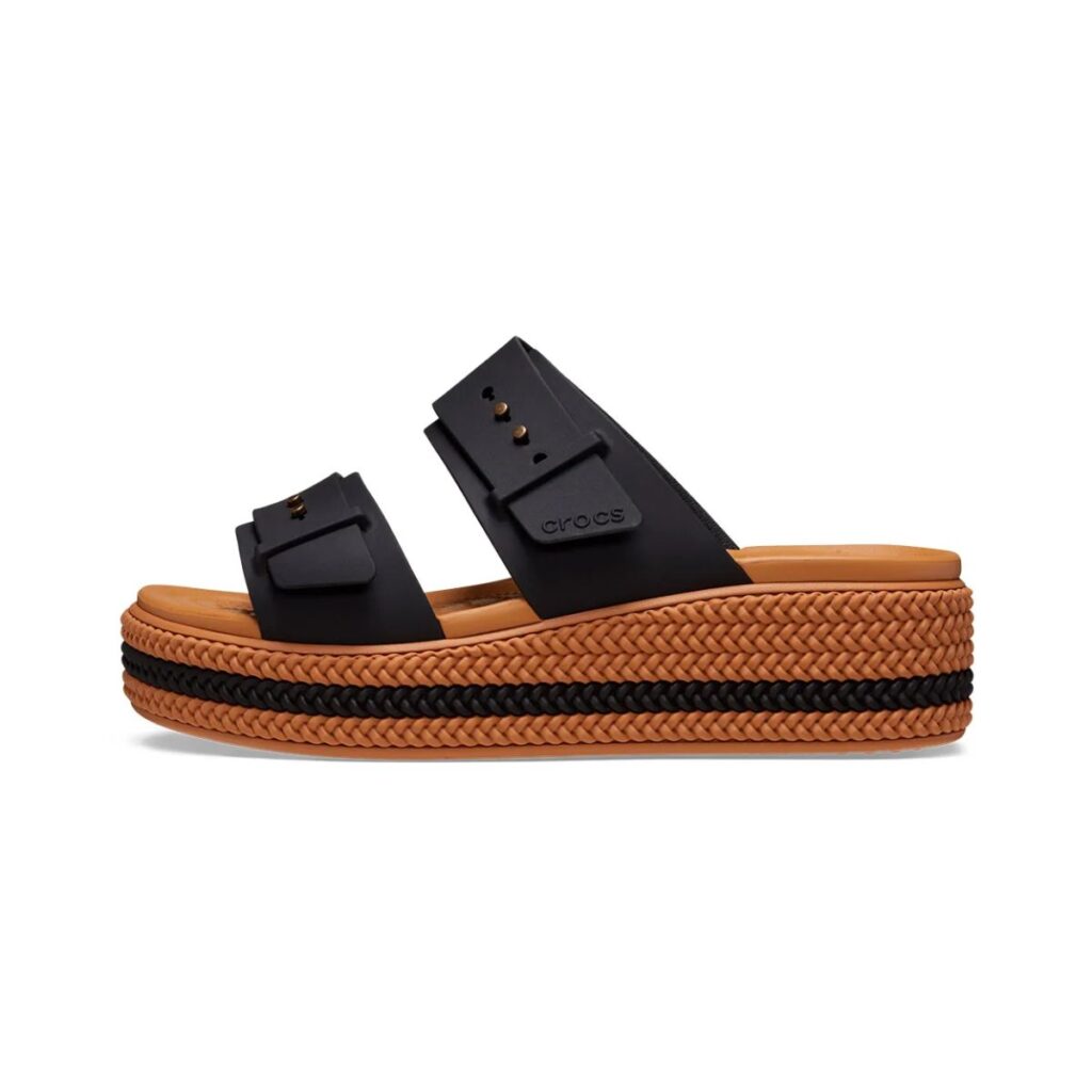 Crocs Brookyln Woven Buckle Black