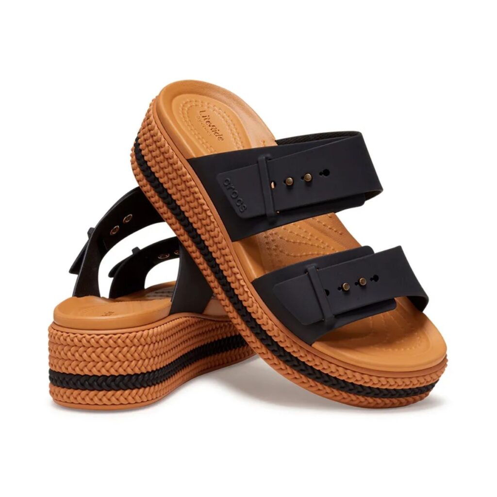 Crocs Brookyln Woven Buckle Black