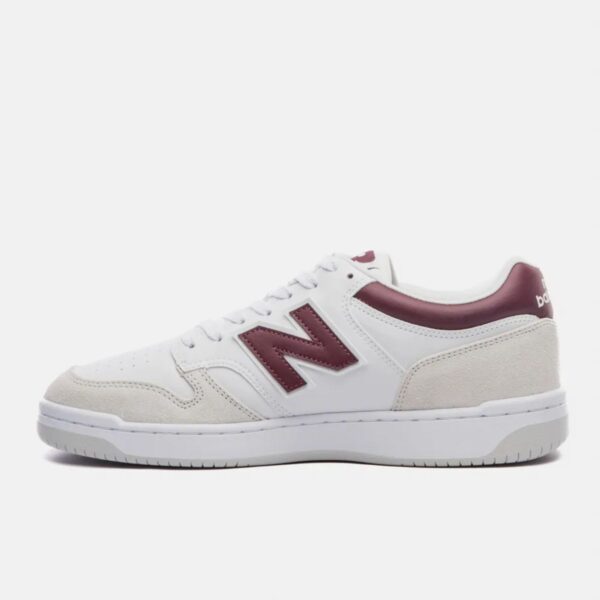 Tênis-New-Balance-480-Low-Branco-Vinho-Defato-Sneakers (2) Tênis New Balance 480 Low