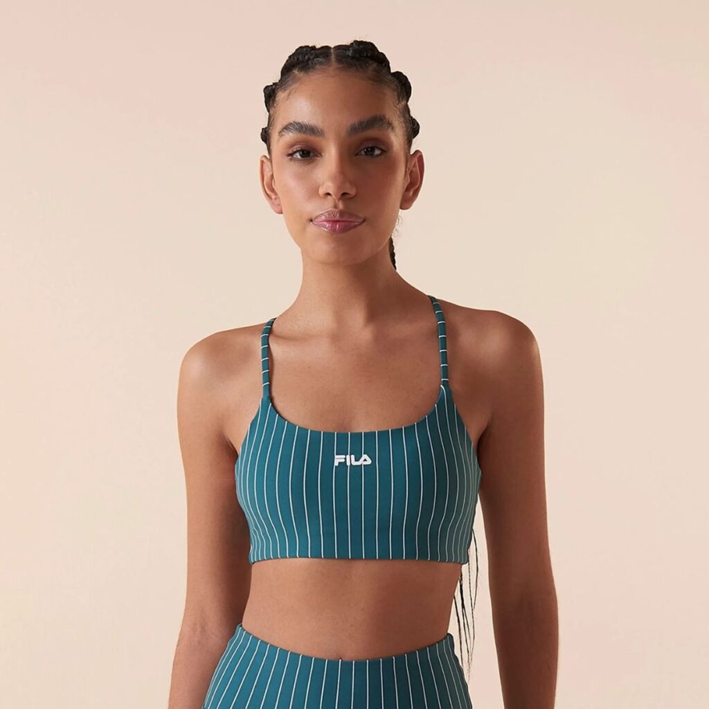 Top Fila Future Sports Pinstripes Flow Verde