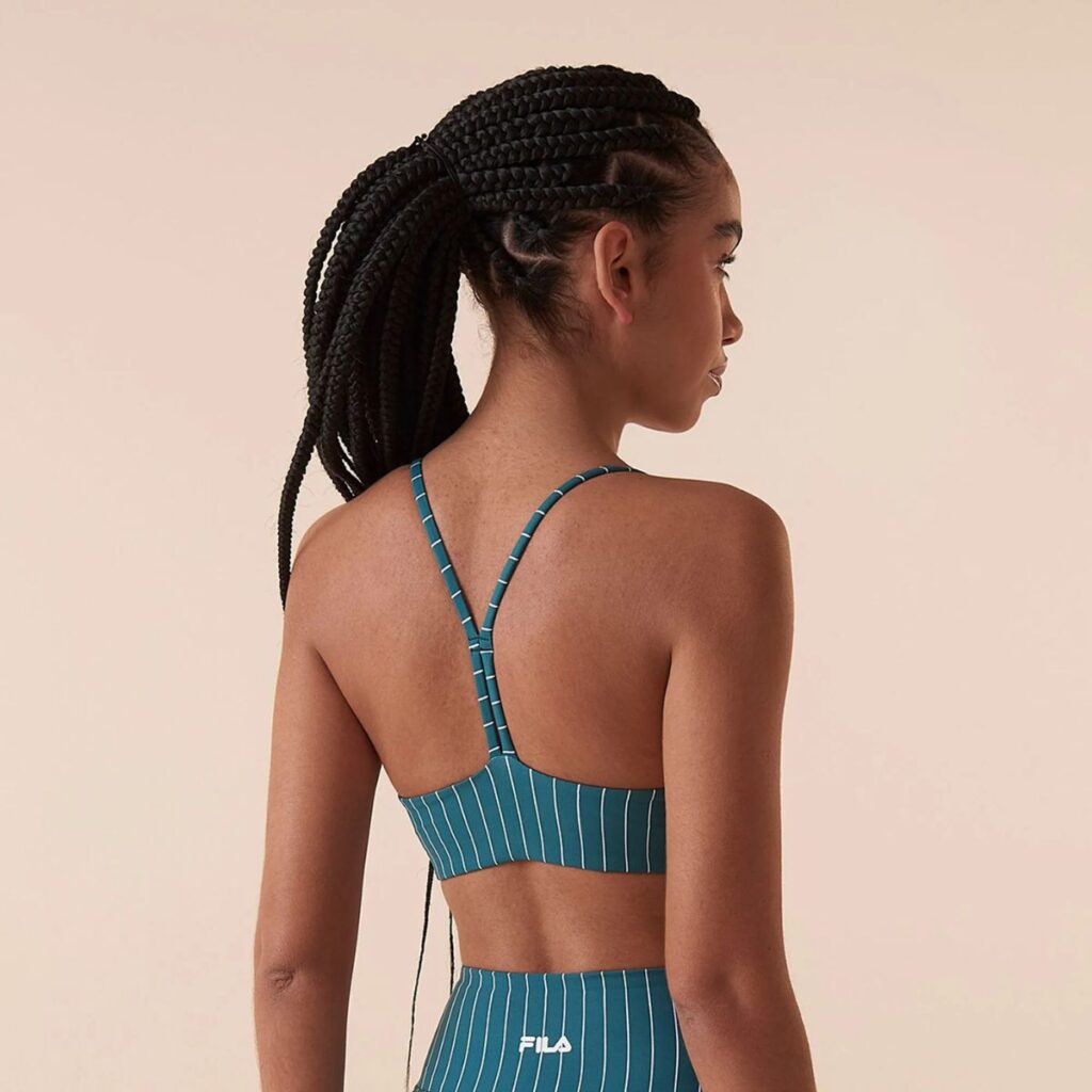 Top Fila Future Sports Pinstripes Flow Verde