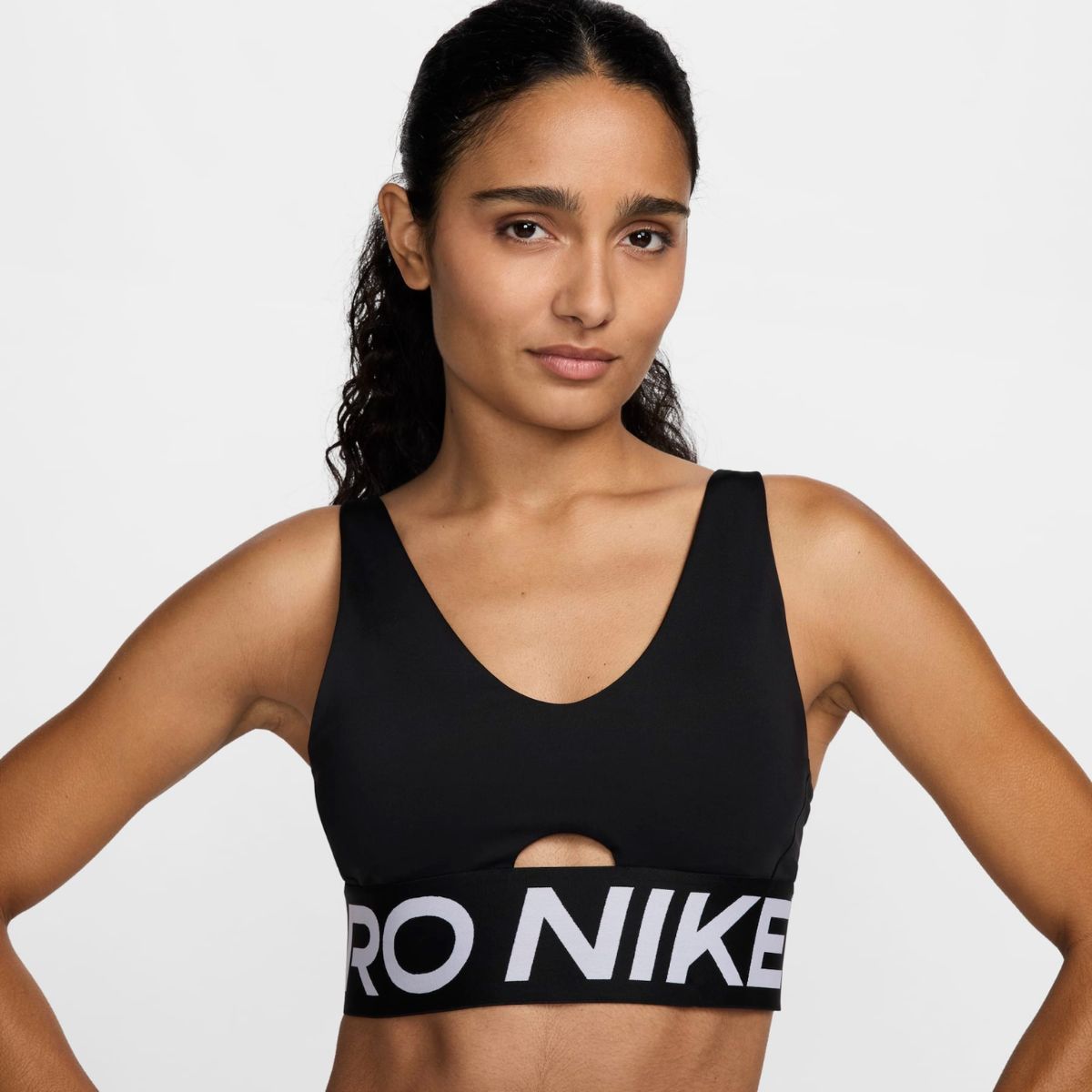 Top Nike Pro Indy Plunge Feminino