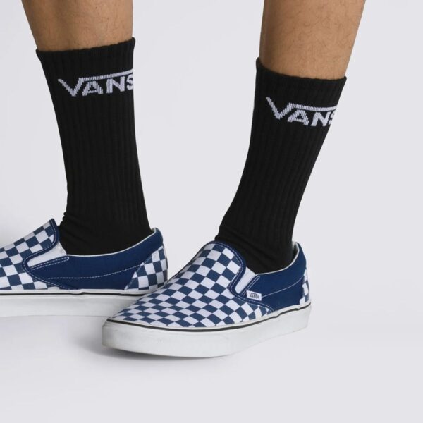 Meia-VAns-Cano-Alto-Preta-Defato-Sneakers (1) Pack 3 Meias Vans Preta