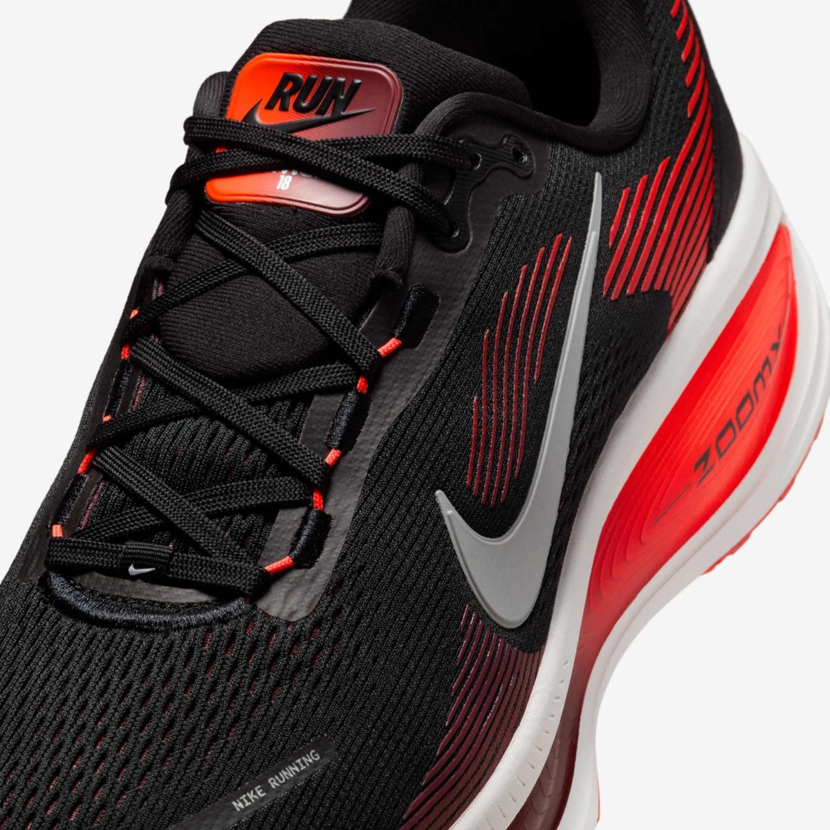Tênis Nike Vomero 18 &Quot;Black Bright Crimson Team Red Summit White&Quot;