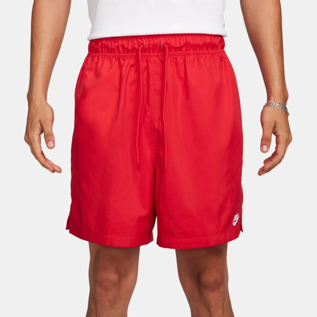 Shorts Nike Club Flow Vermelho