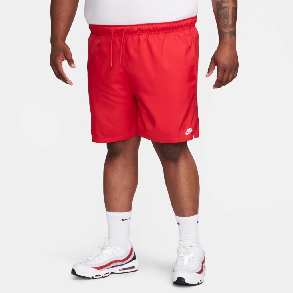 Shorts Nike Club Flow Vermelho
