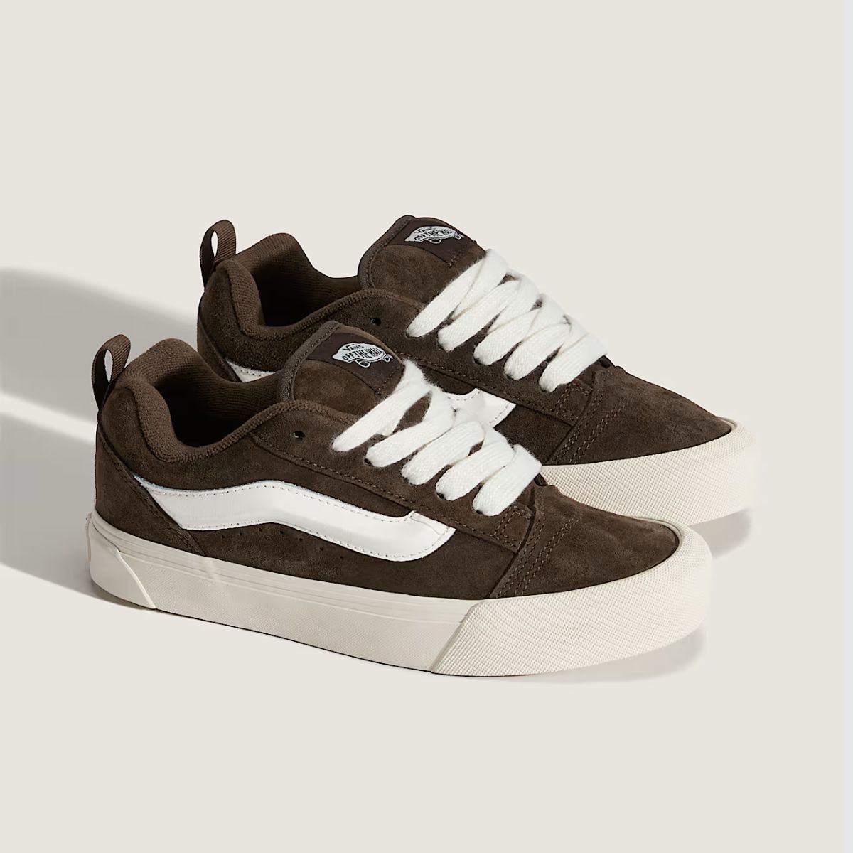 Vans Knu Skool Pig Suede &Quot;Coal Brown&Quot;