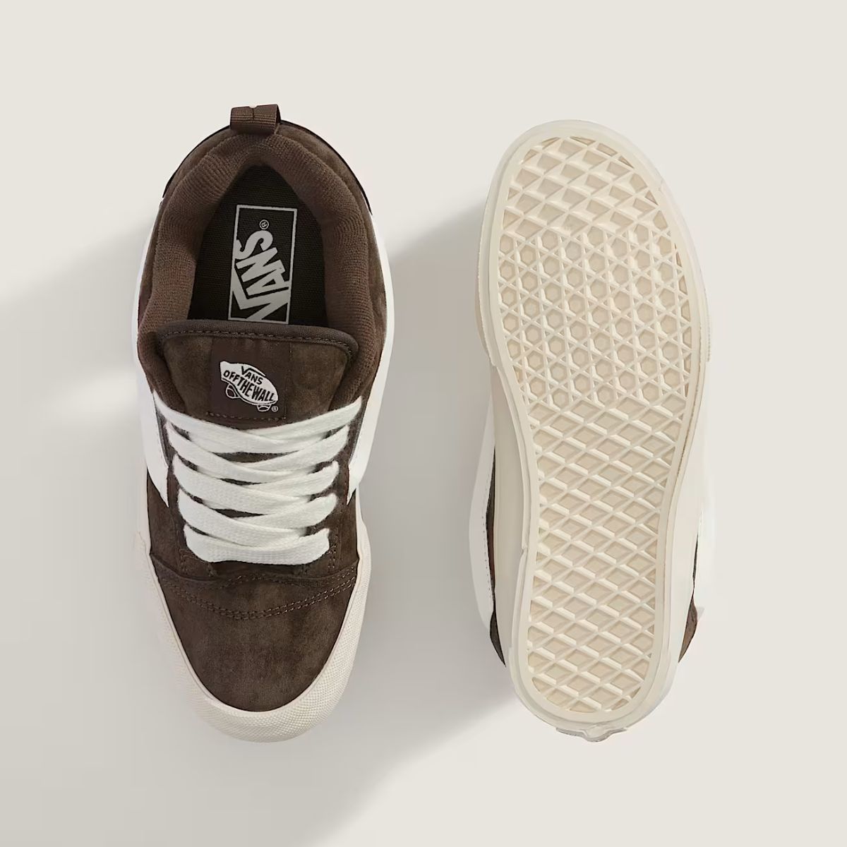 Vans Knu Skool Pig Suede &Quot;Coal Brown&Quot;