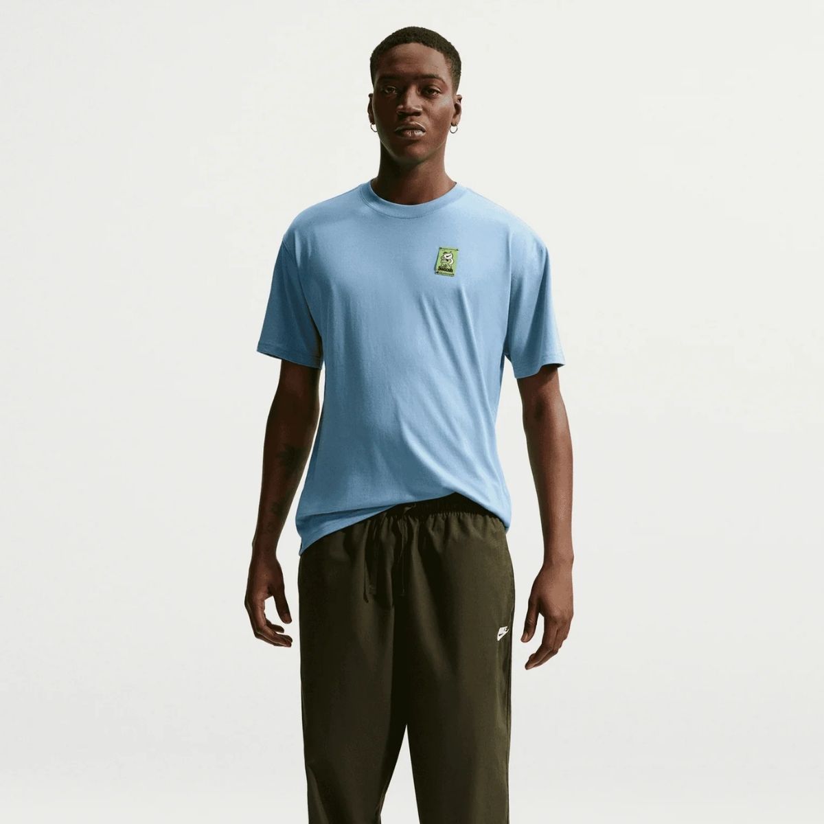 Camiseta Nike Sportswear Café Swoosh &Quot;Fresh Daily&Quot; Azul