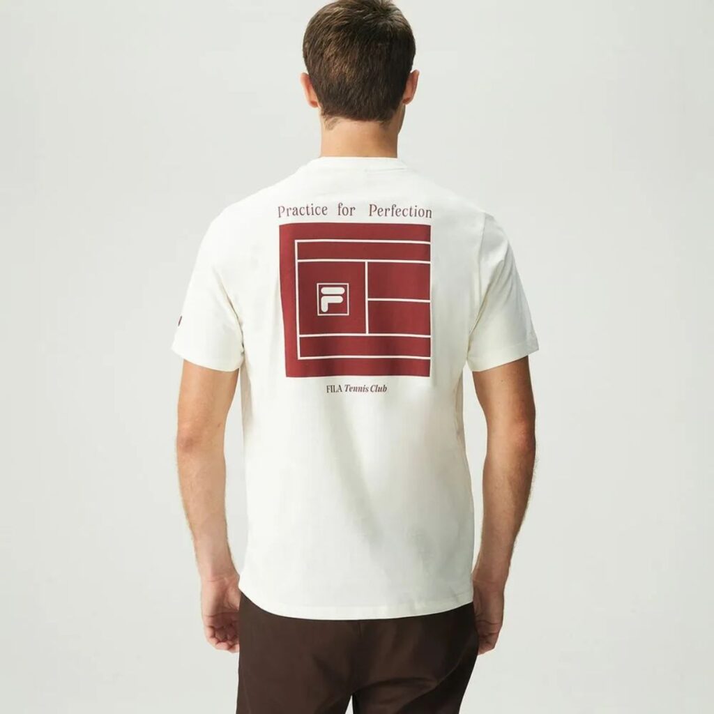 Camiseta Fila Regular Graphic Court Gt Masculina