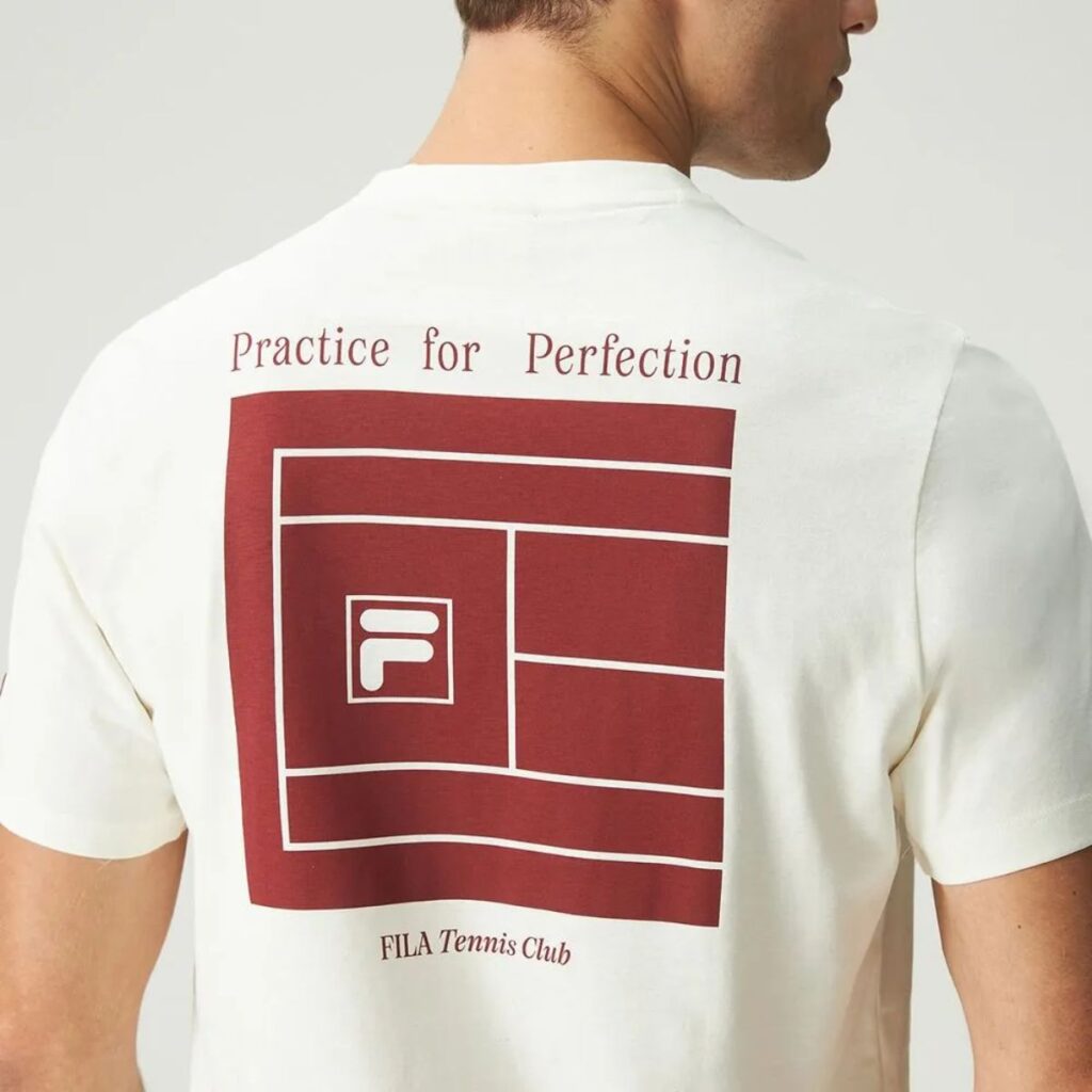 Camiseta Fila Regular Graphic Court Gt Masculina