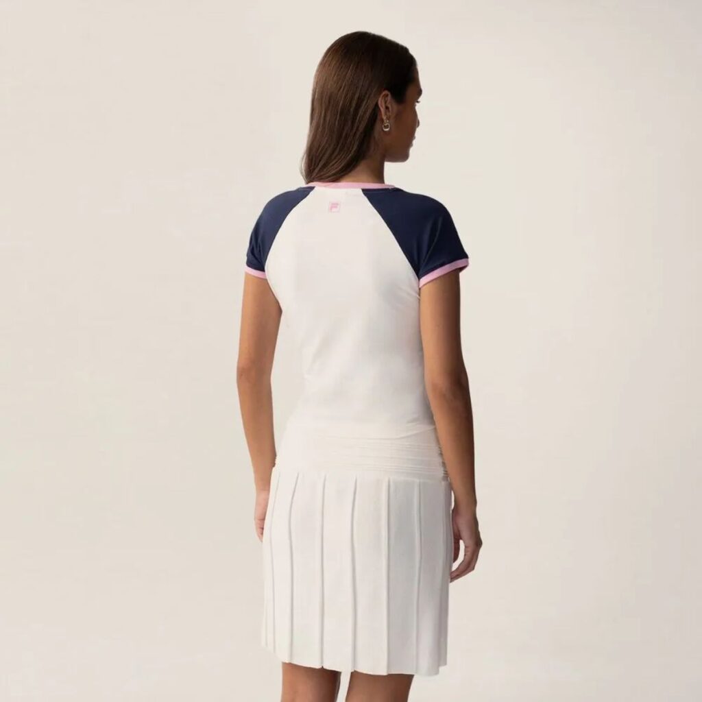 Camiseta Fila Slim Letter Feminina