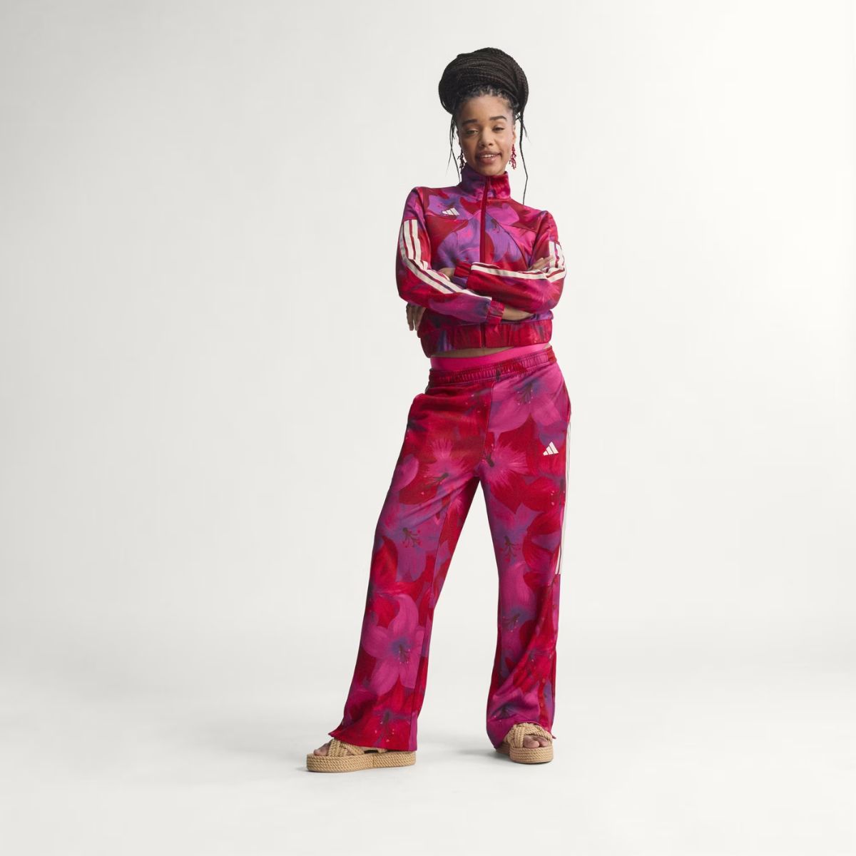 Jaqueta Adidas X Farm Rio House Of Tiro