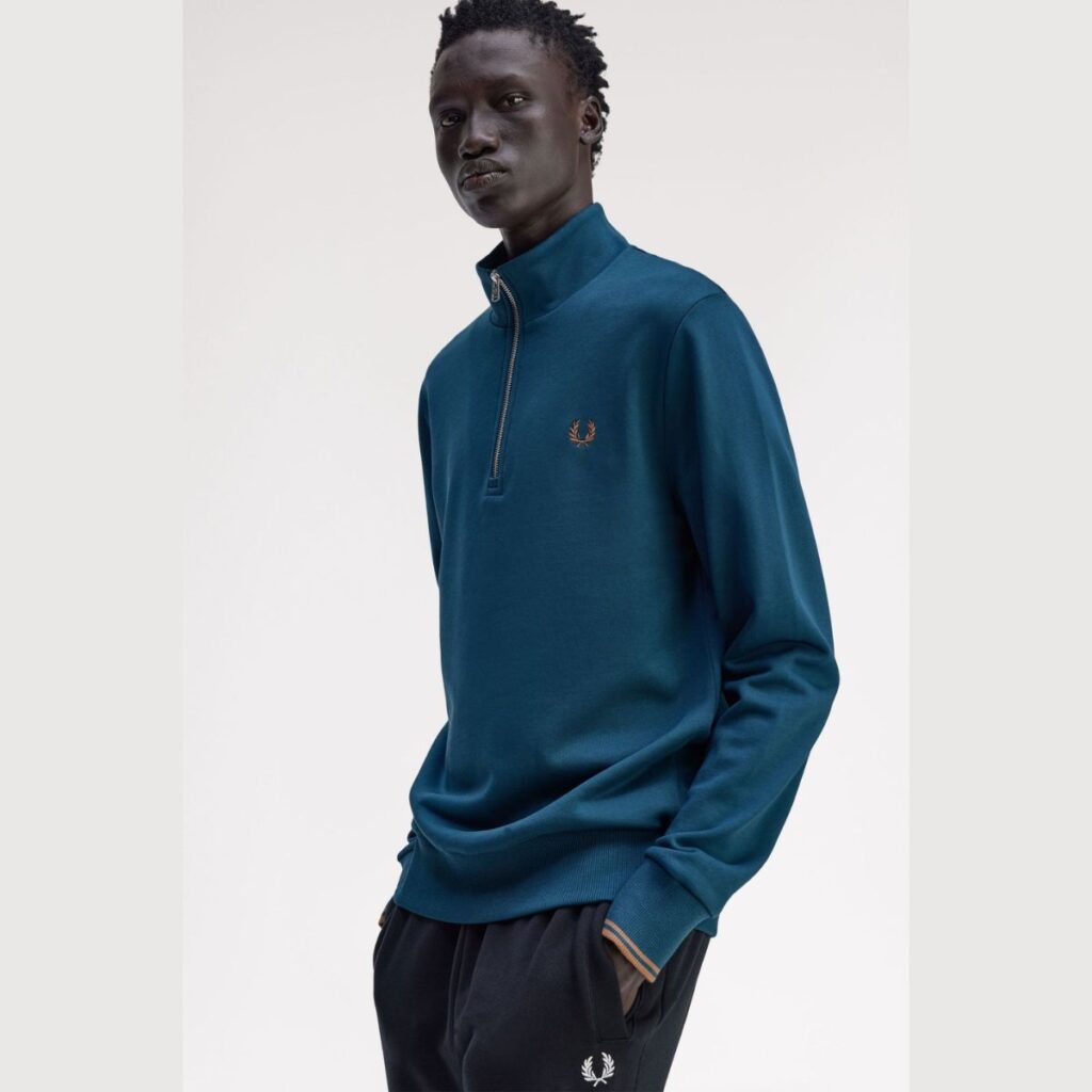 Moletom Fred Perry Half Zip