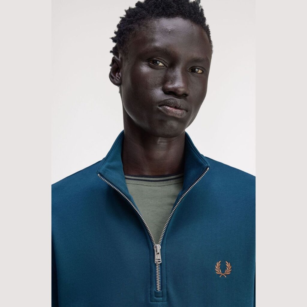 Moletom Fred Perry Half Zip